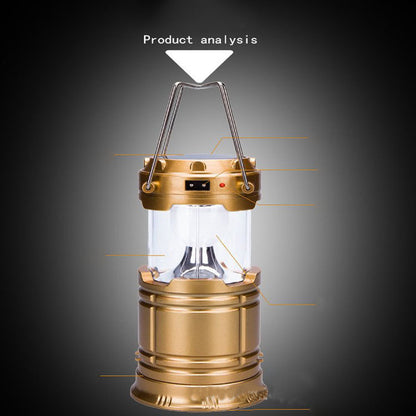 Telescopic Multifunctional Solar Camping Lantern