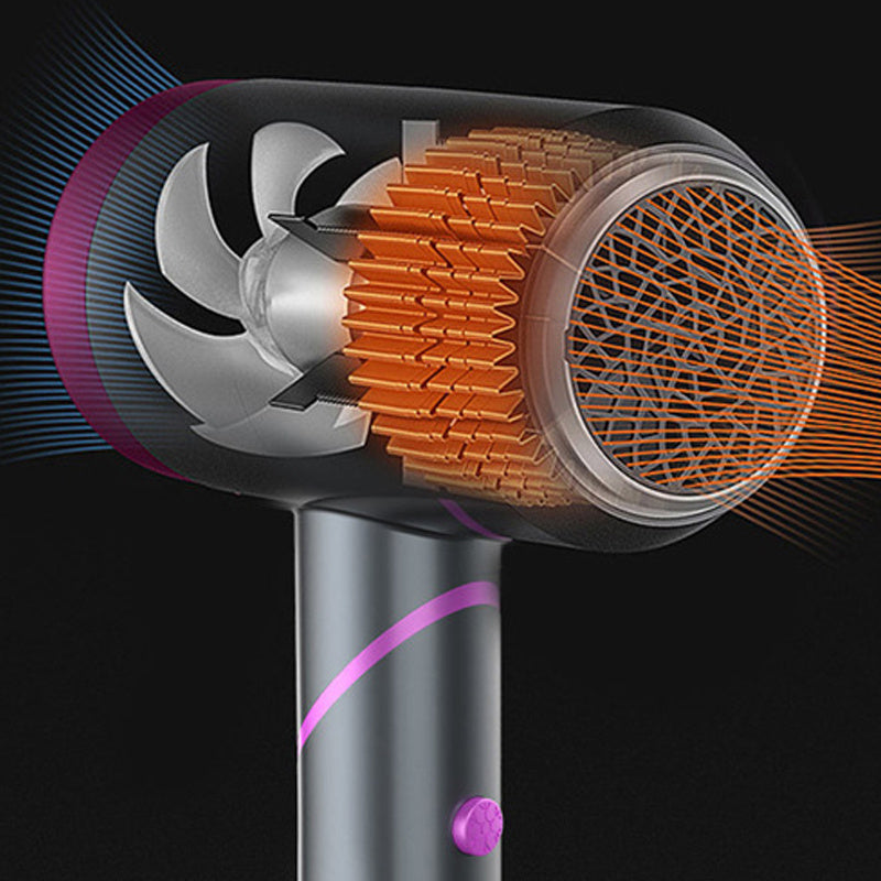 Folding Hair Dryer Portable Household Hair Dryer Strong Wind Air Cold Hot Air Diffuser Fast Dry