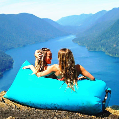 Fast-Inflatable Outdoor Air Sofa: Hangout, Lounge, Sleep