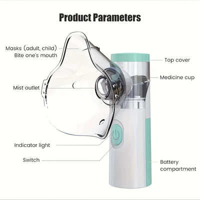 Portable Rechargeable Mesh Nebulizer