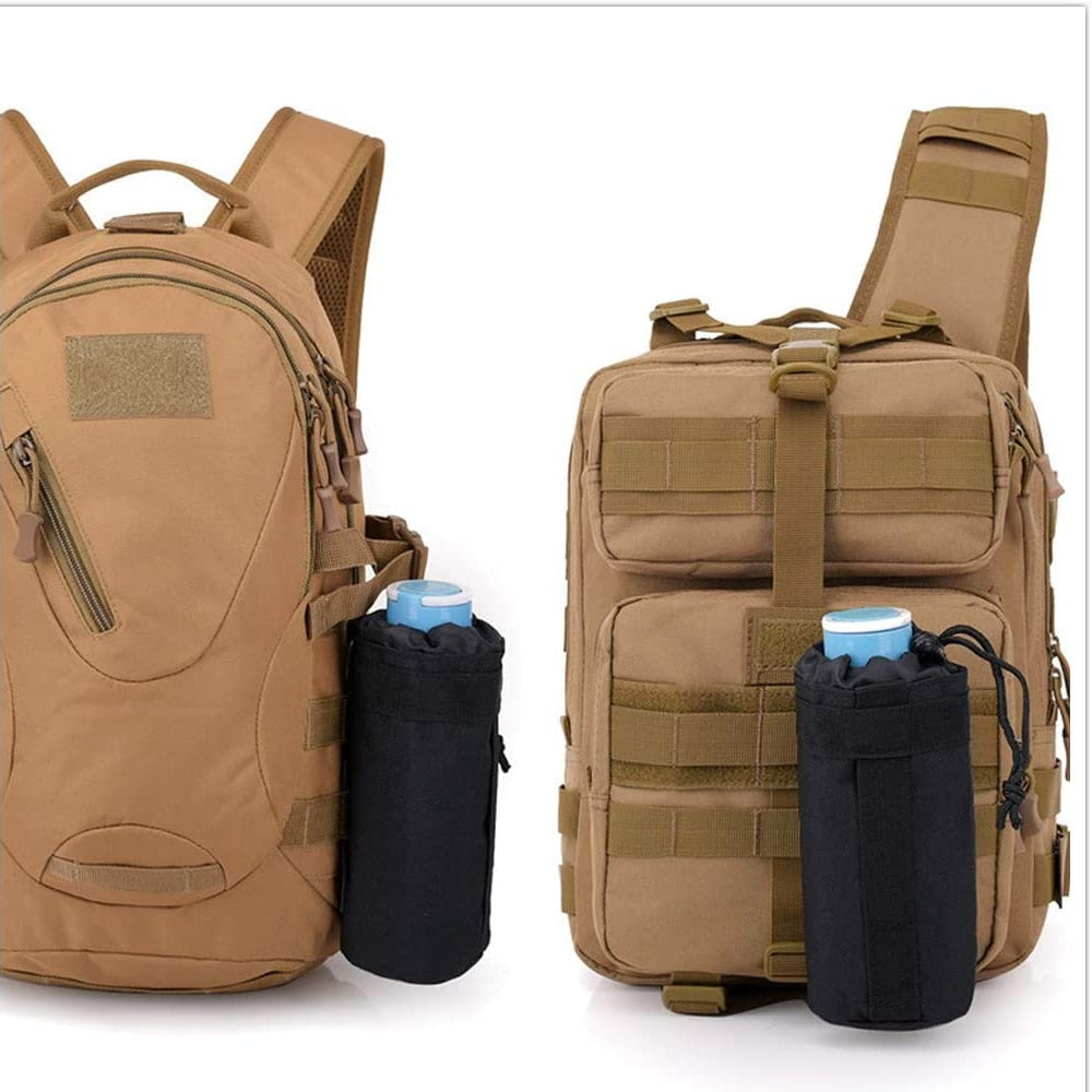 Portable Molle Water Bottle Pouch: Tactical