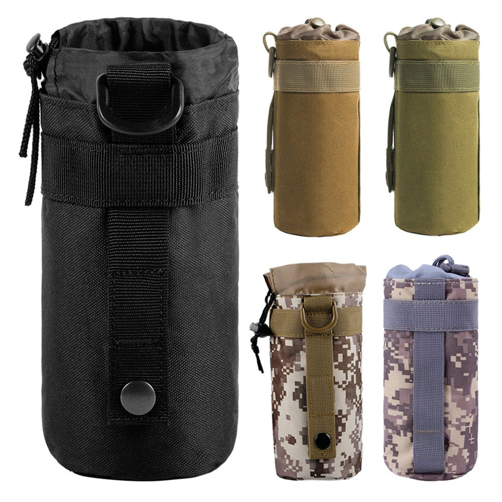 Portable Molle Water Bottle Pouch: Tactical