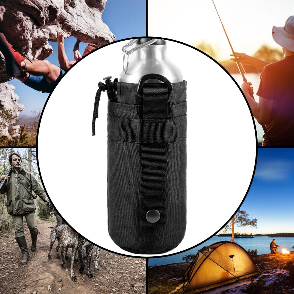 Portable Molle Water Bottle Pouch: Tactical