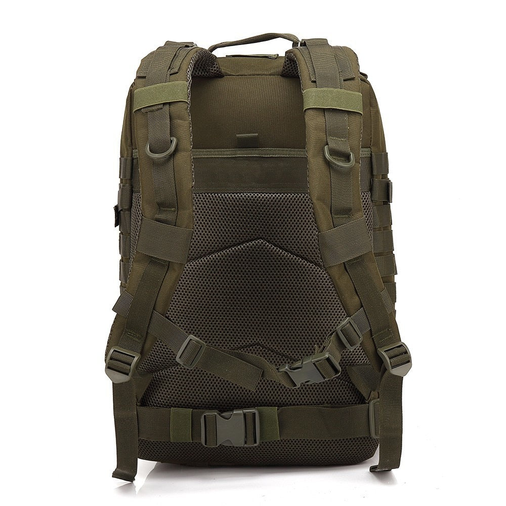 50L Man Army Tactical Backpack: Large-Capacity Military Assault Bag