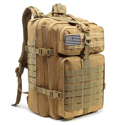 50L Man Army Tactical Backpack: Large-Capacity Military Assault Bag