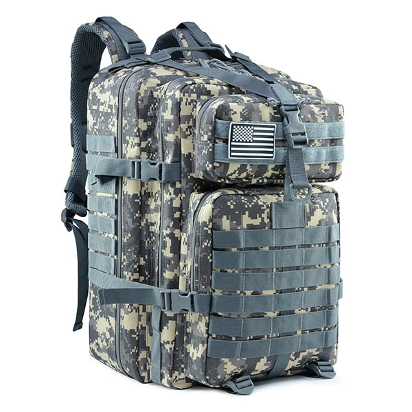 50L Man Army Tactical Backpack: Large-Capacity Military Assault Bag