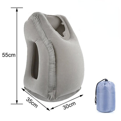 Supreme Travel Comfort Companion Pillow with Enhanced Chin Support