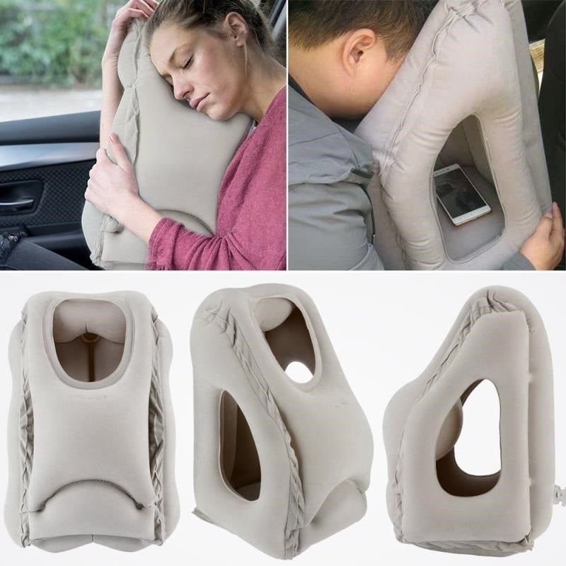 Supreme Travel Comfort Companion Pillow with Enhanced Chin Support