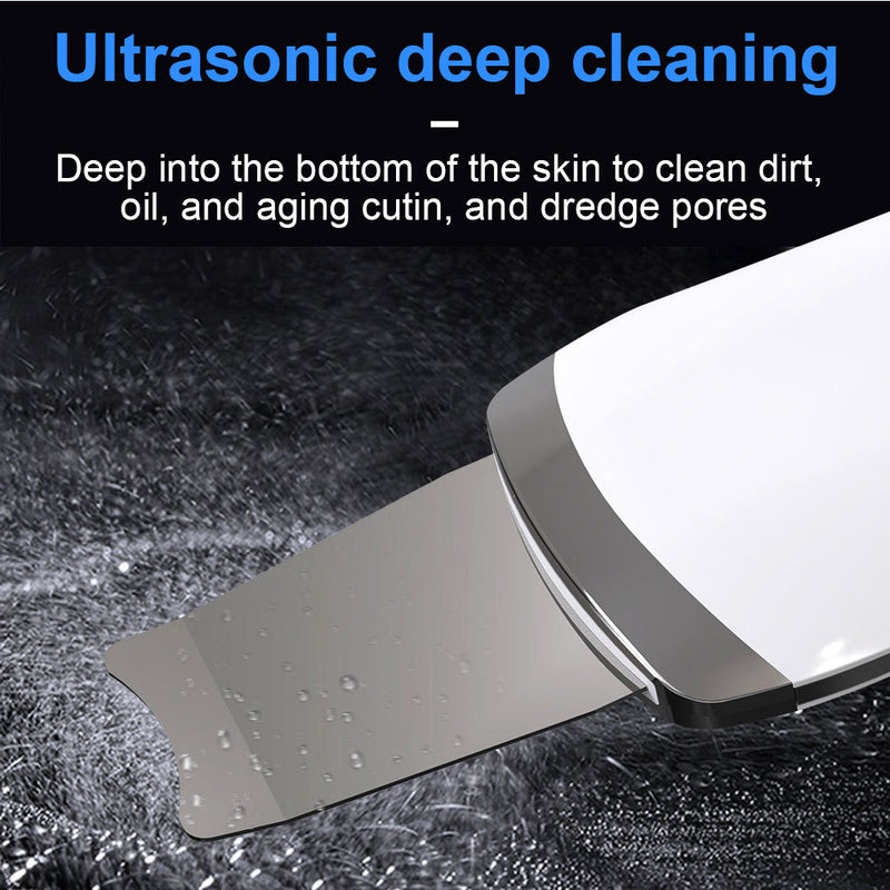 LED Ultrasonic Skin Scrubber