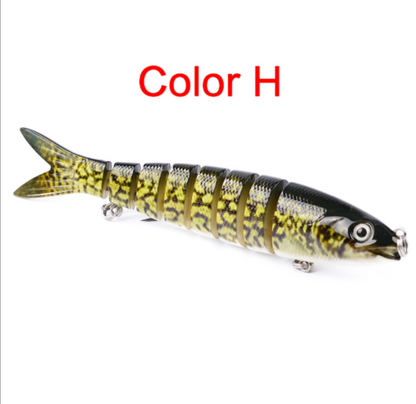 13.28cm Classic Lu Ya Duo fish 12 color bait 19g Lu Ya plastic bait