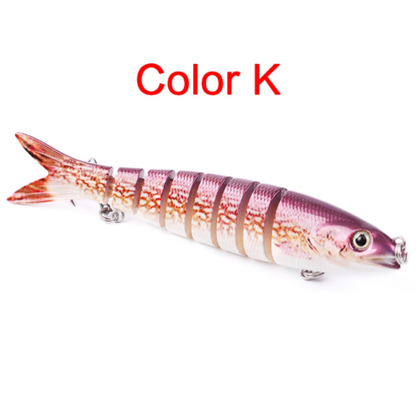 13.28cm Classic Lu Ya Duo fish 12 color bait 19g Lu Ya plastic bait