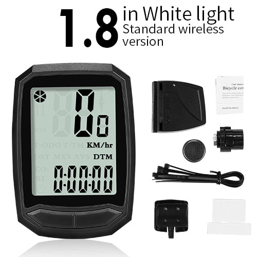 INBIKE Waterproof Bicycle Computer Wireless And Wired MTB Bike Cycling Odometer Stopwatch Speedometer Watch LED Digital Rate