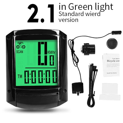 INBIKE Waterproof Bicycle Computer Wireless And Wired MTB Bike Cycling Odometer Stopwatch Speedometer Watch LED Digital Rate